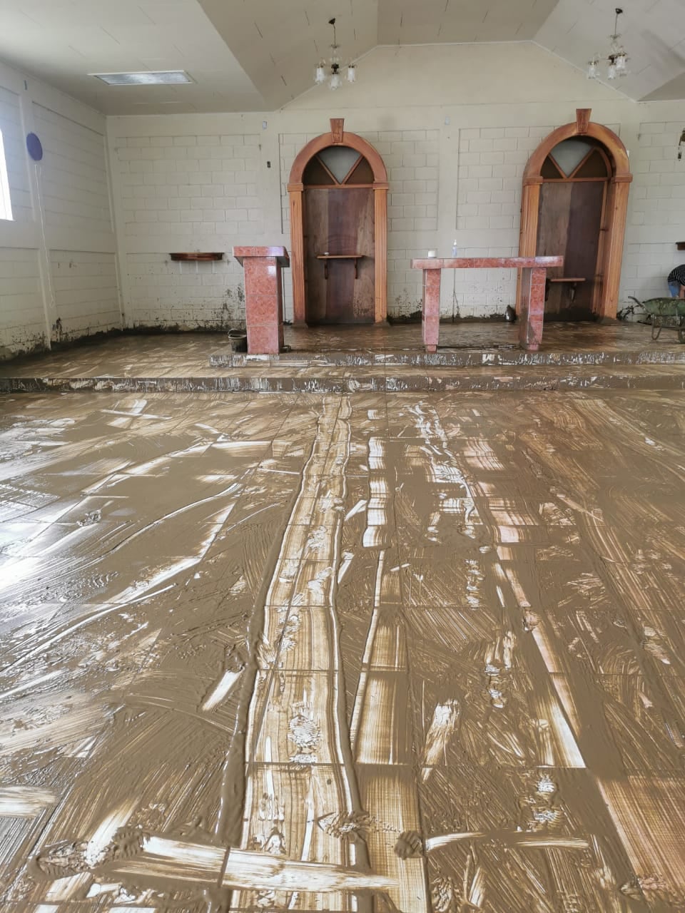 Inundación en Purisil de Orotí. Foto cortesía.