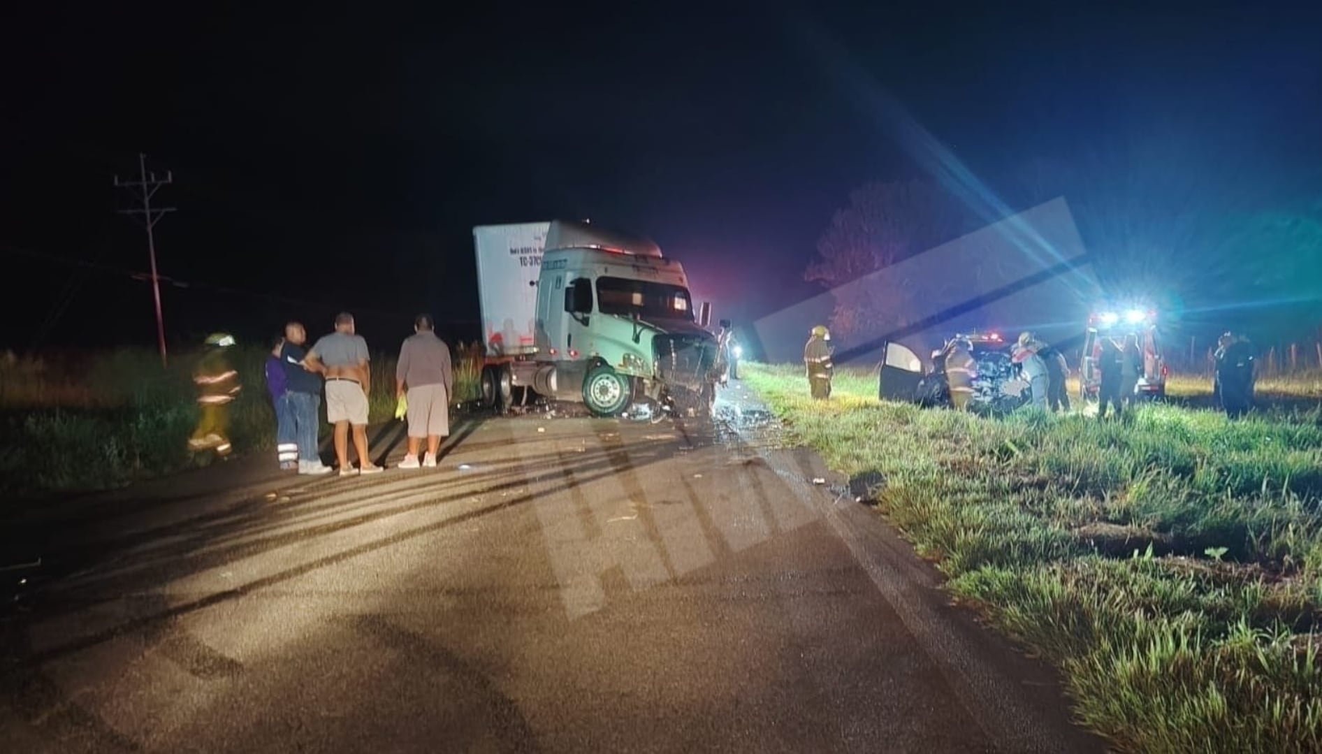 El mortal choque ocurrió en Cañas Dulces de Liberia. Foto ANI.