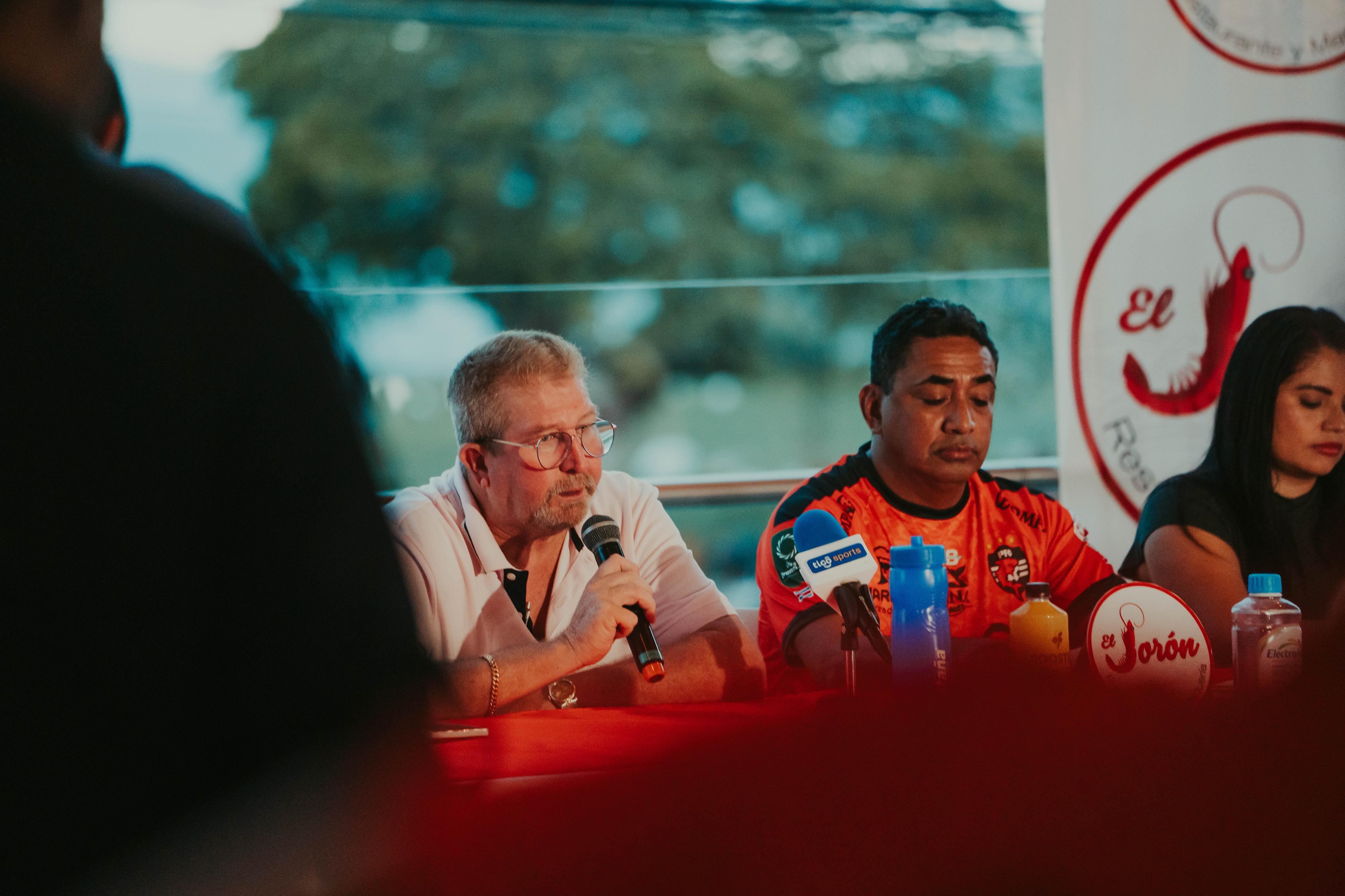09/05/2025, Puntarenas, Estadio Lito Pérez, conferencia de prensa del Puntarenas FC, acerca de la Clausura de el Estadio Miguel Lito Pérez.