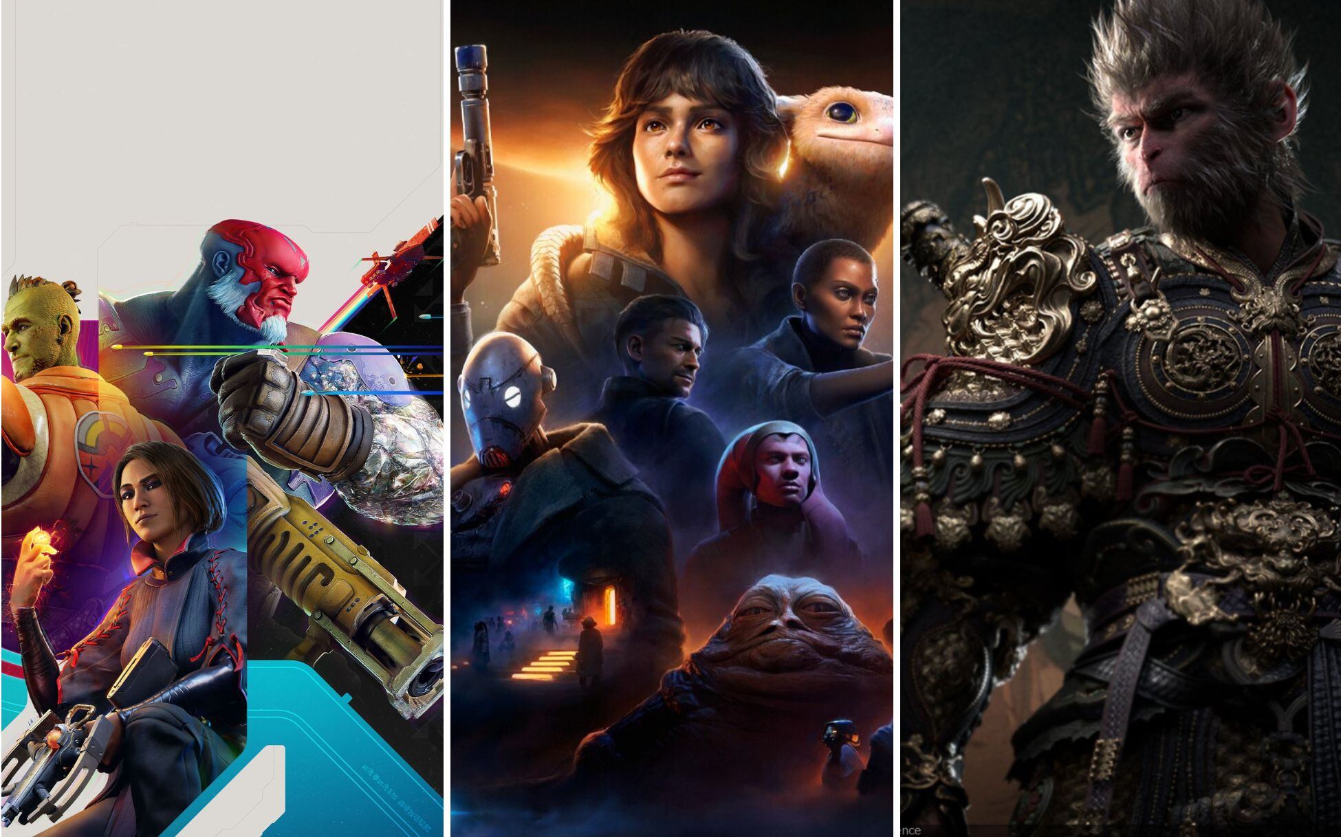 Agosto es un mes lento pero con estrenos que valen la pena. Crédito: Star Wars. com, PlayStation y Game Science.