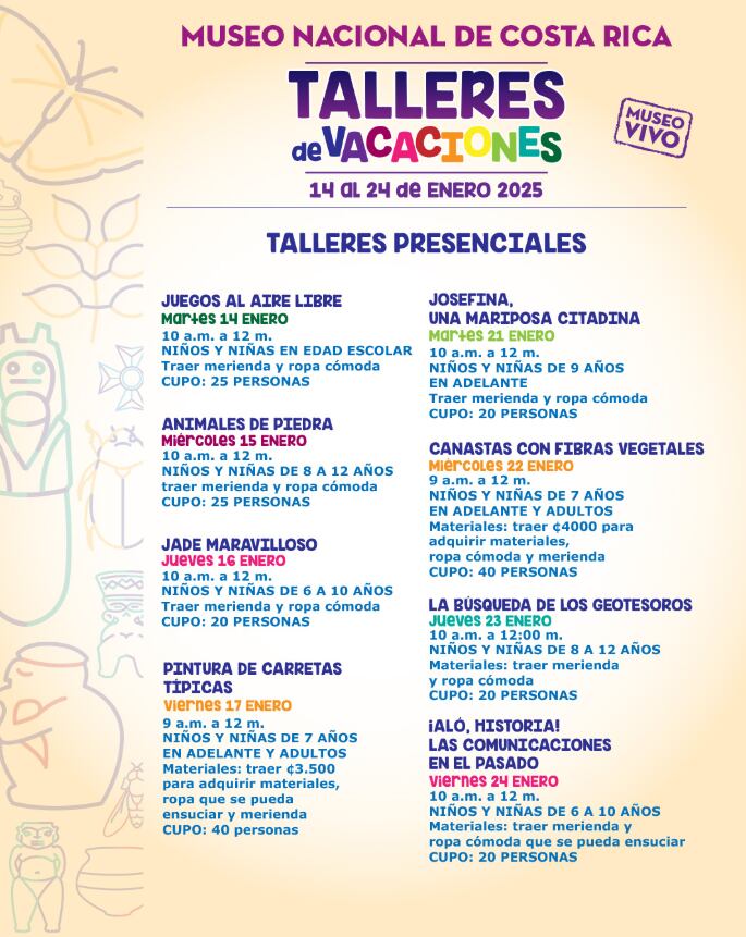 Talleres del Museo Nacional
