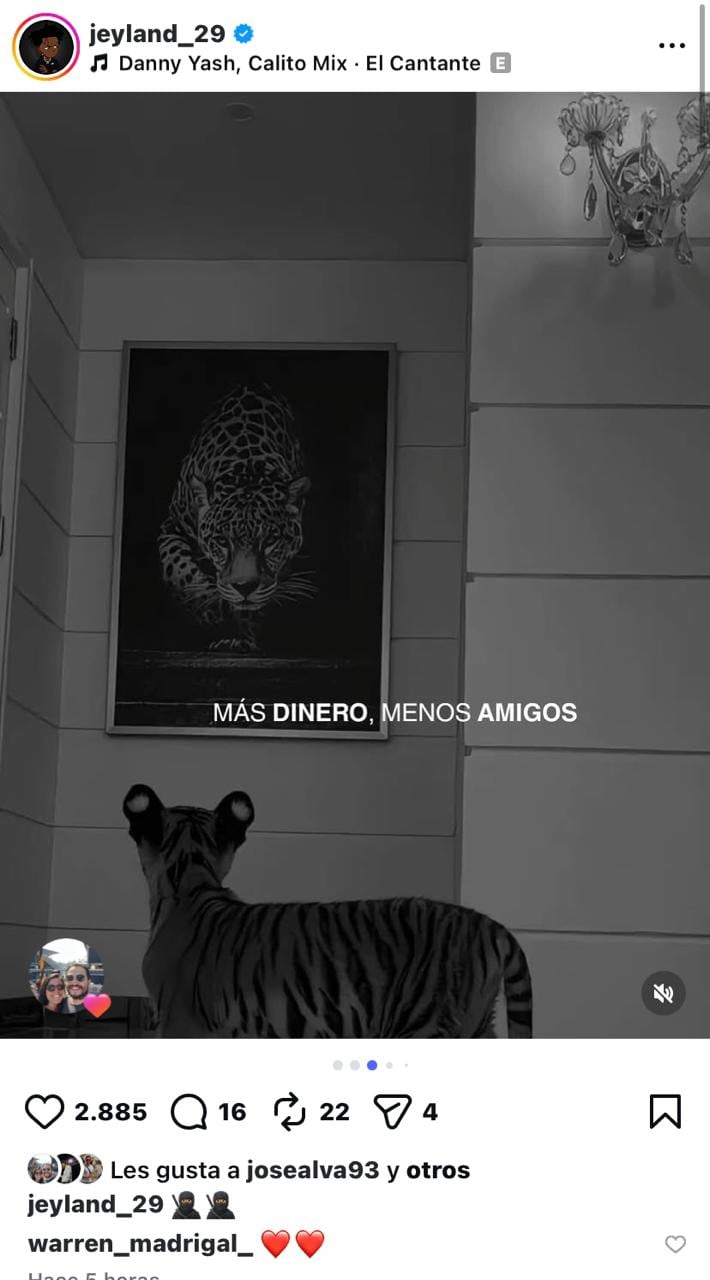 Jeyland Mitchell y su mensaje en redes sociales.