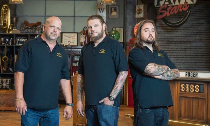 Rick y Corey Harrison y Austin Russell (FOTOS: HISTORY CHANNEL)