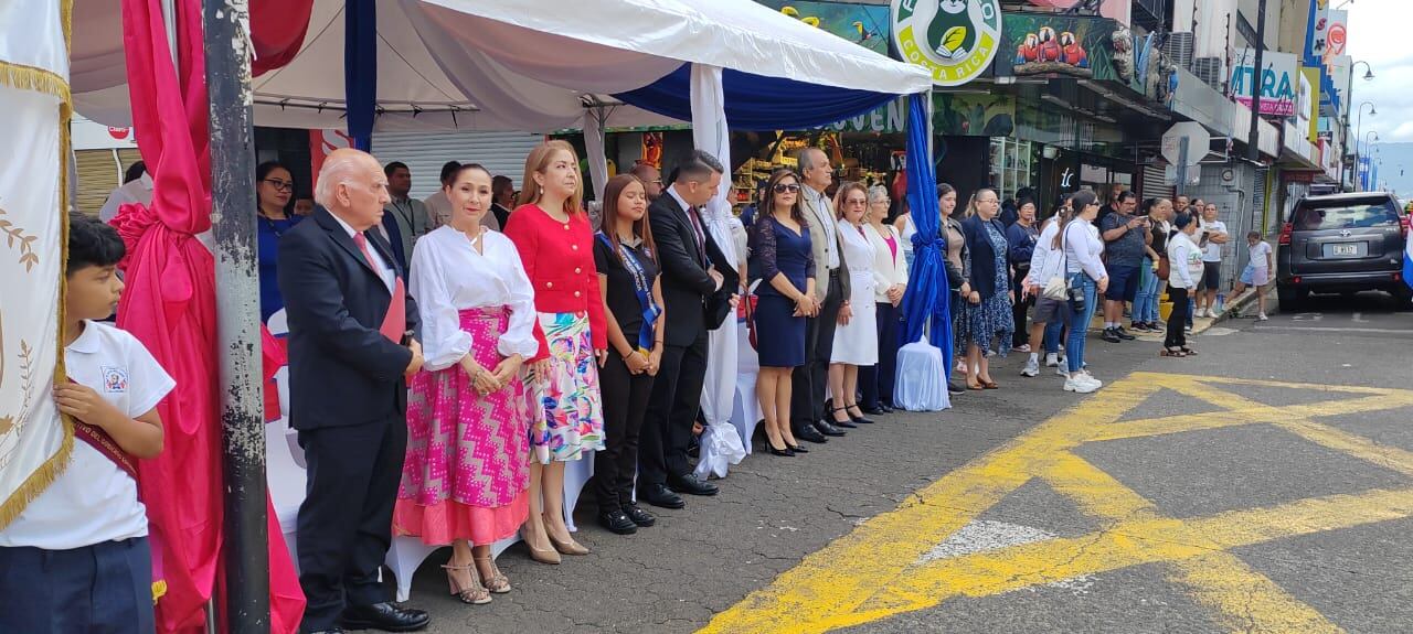 conmemoración del 177 aniversario de la Fundación de la República, hecho que se dio 31 de agosto de 1848.