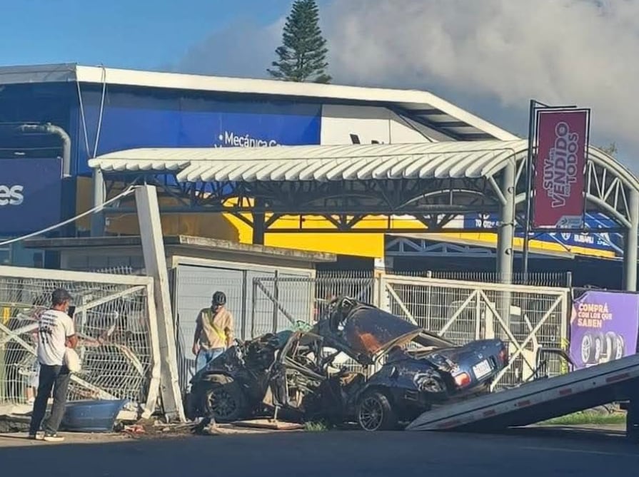 Un hombre falleció en un accidente en Grecia. Foto Evolución Noticias Costa Rica, Facebook