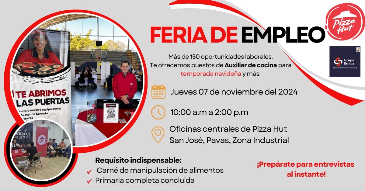 feria de empleo en pizza hut