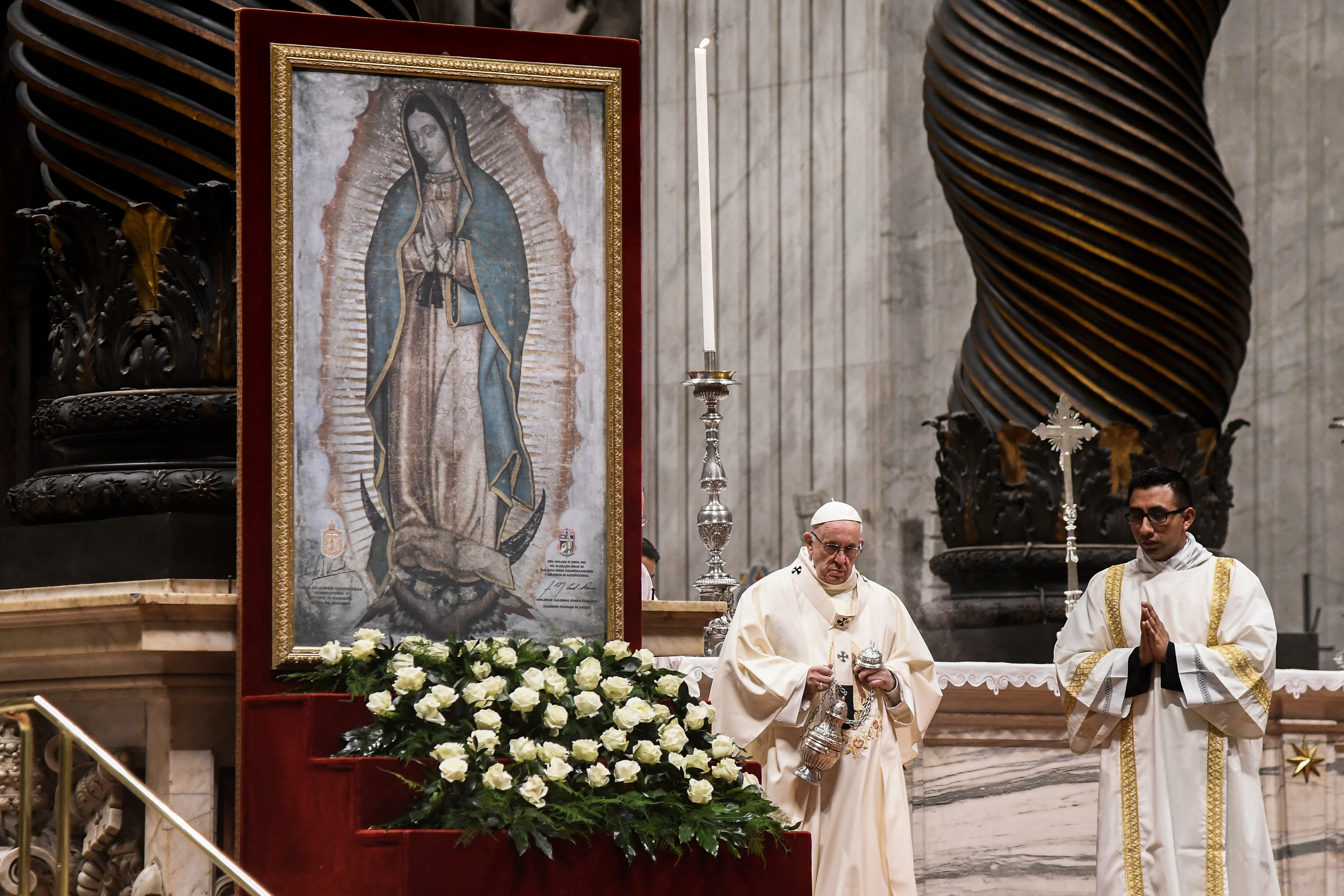 El papa Francisco era un gran devoto de la Virgen de Guadalupe.