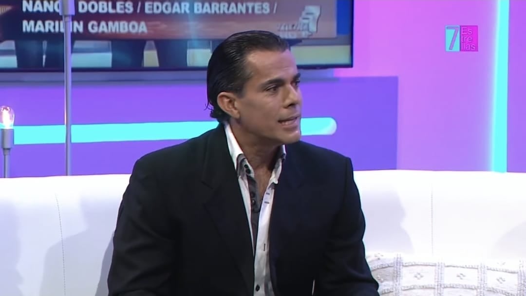 Edgar Barrantes contó varias anécdotas de su época como presentador de '7 Estrellas'.