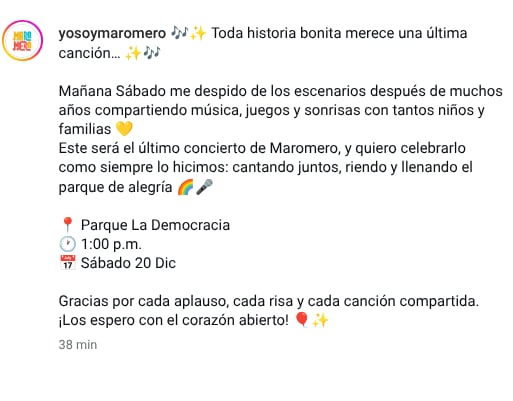 Germán Valverde, conocido en todo el país como Maromero