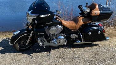 Tico se luce con un “motón” comiendo kilómetros en las carreteras de los Estados Unidos