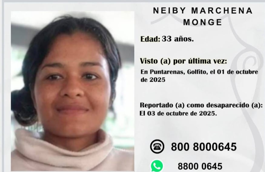 Neiby Marchena fue encontrada con vida