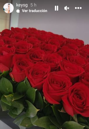Ramo de rosas de Keyla Sánchez