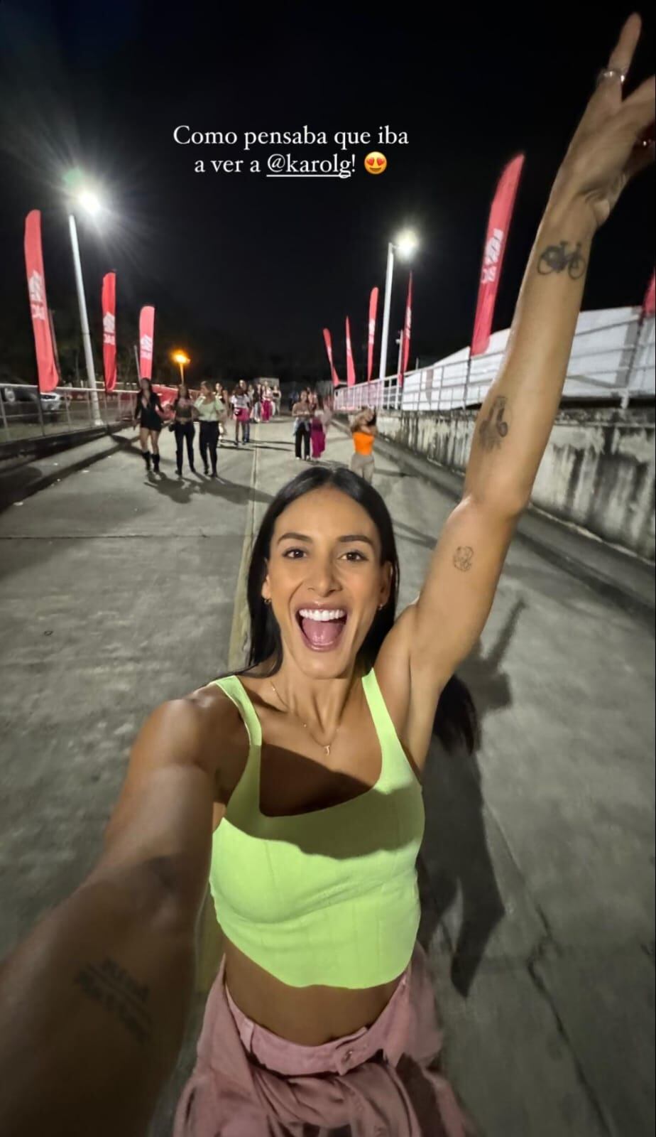 Johanna Solano confesó que no disfrutó del concierto de Karol G.