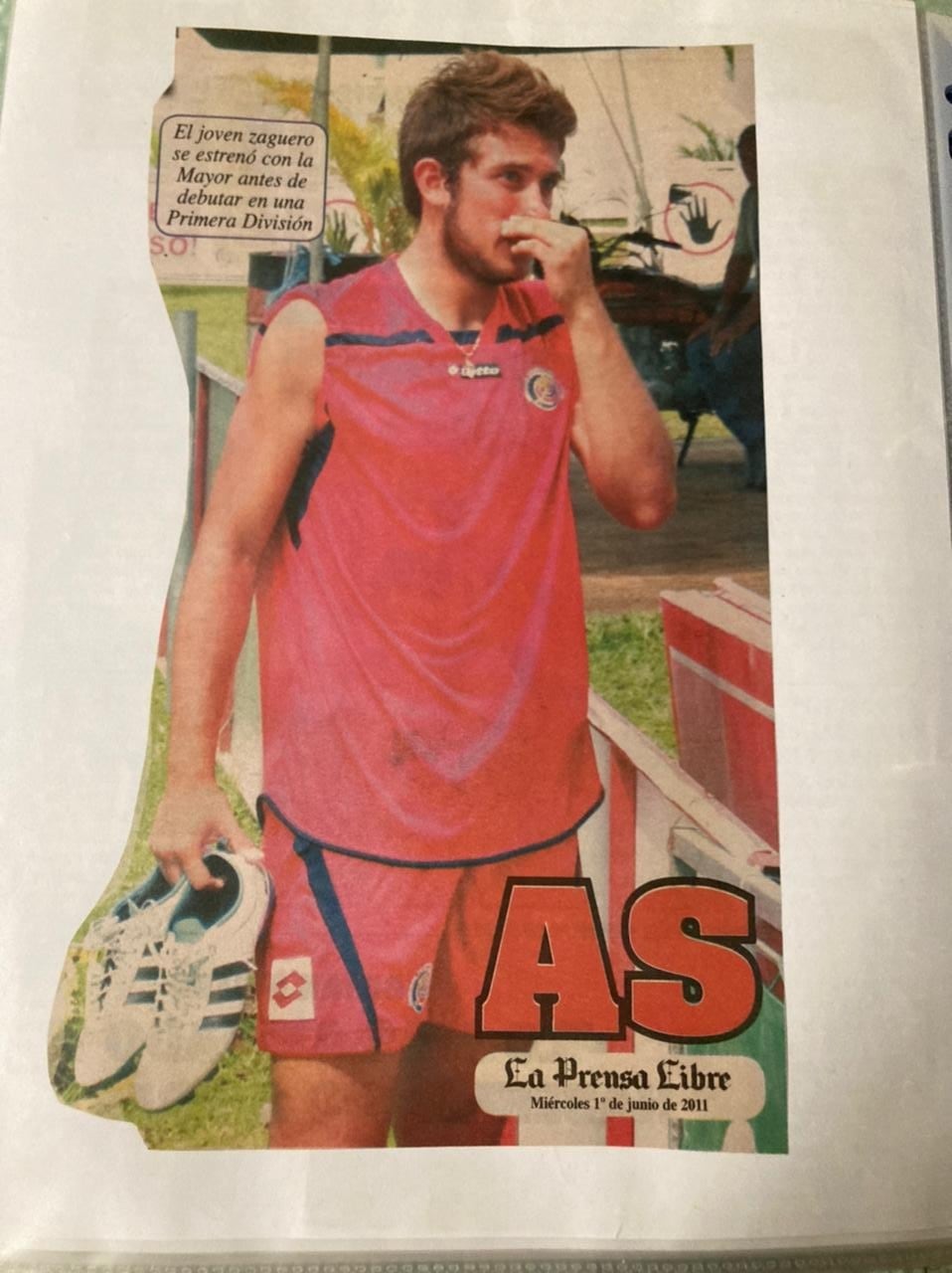 Defensor costarricense Francisco Calvo y su familia. Cortesía.