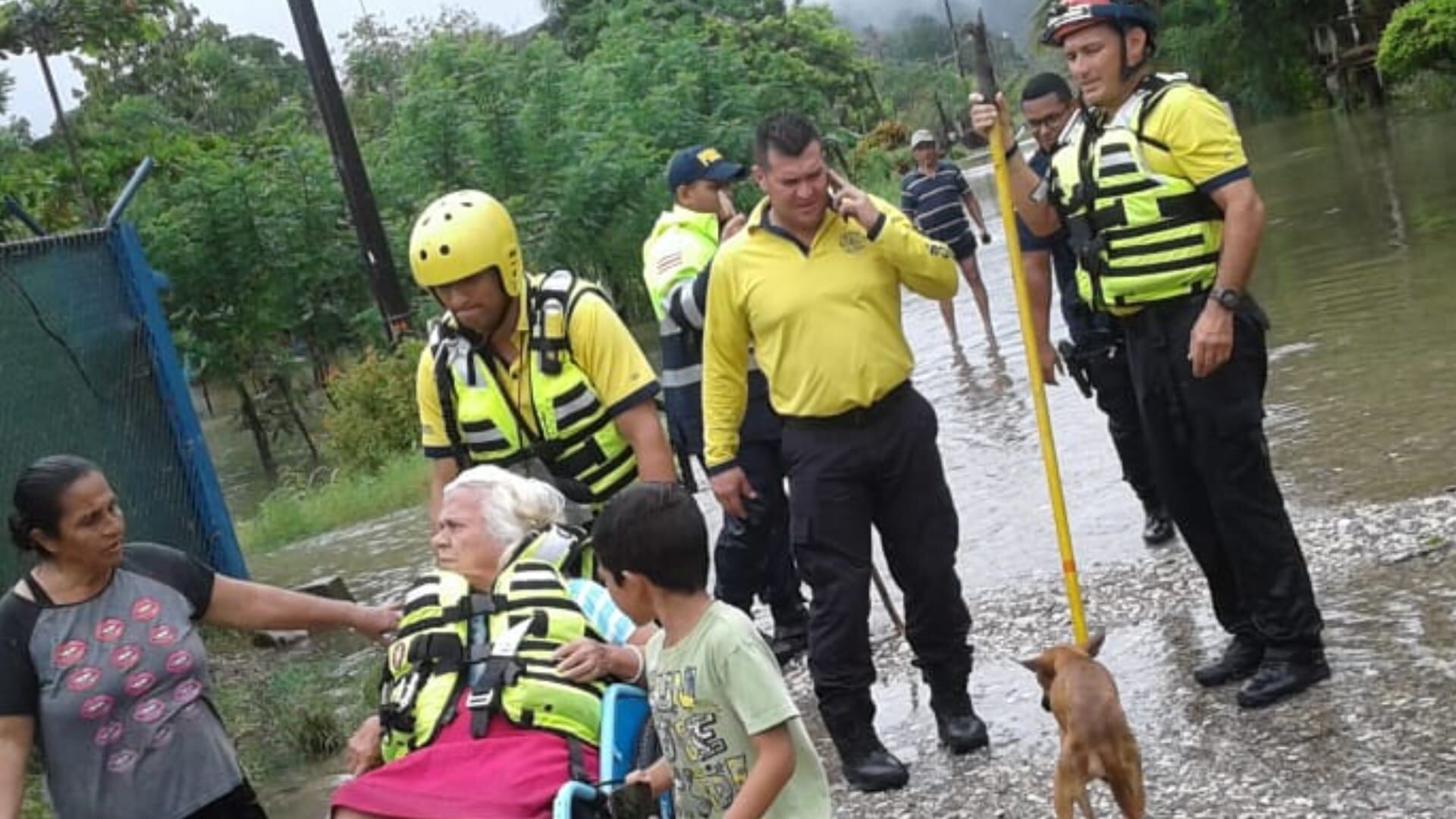 Inundaciones causadas por tormenta tropical Julia. Foto