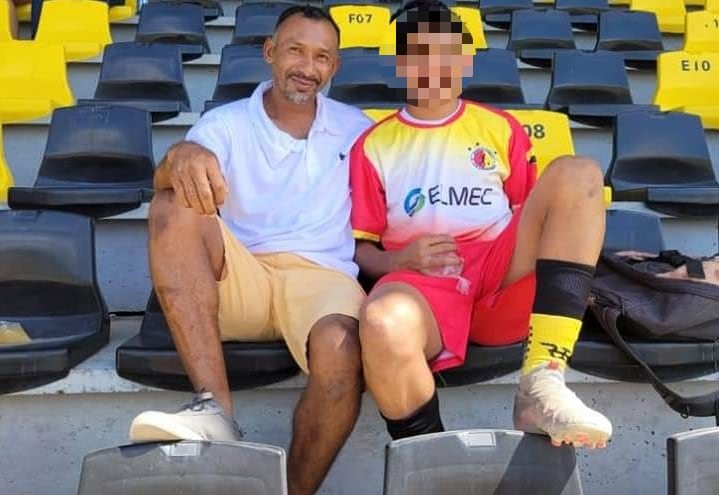 Dennis Noguera Cajina, entrenador baleado en Bagaces. Foto cortesía.