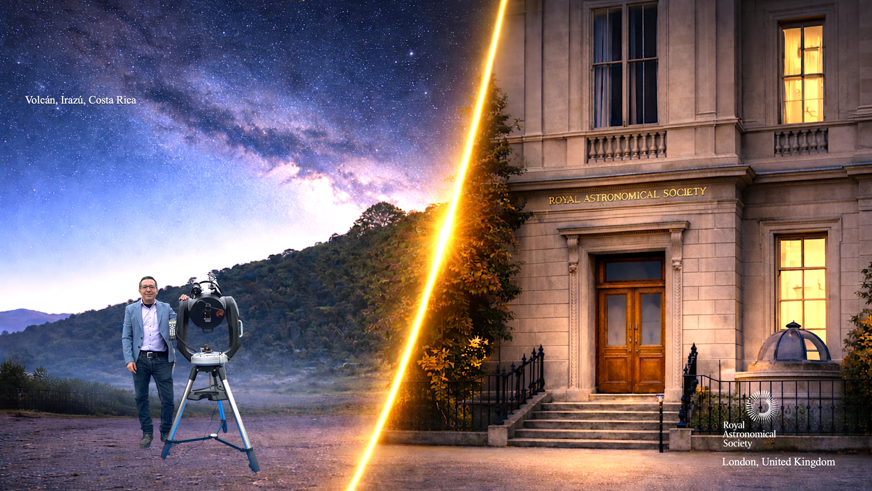 En Cieneguita de Limón, cuando Costa Rica dormía, un chiquillo se escapaba de su casa en las madrugadas para ver el cielo. Ese niño hoy es Homer Dávila Gutiérrez, tiene 45 y es el primer centroamericano en ser aceptado como miembro de la “Royal Astronomical Society” (Real Sociedad Astronómica)