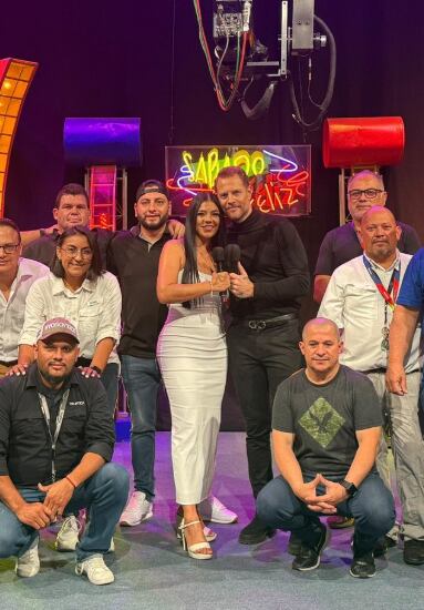 Sábado feliz, Mauricio Hoffmann y Natalia Rodríguez