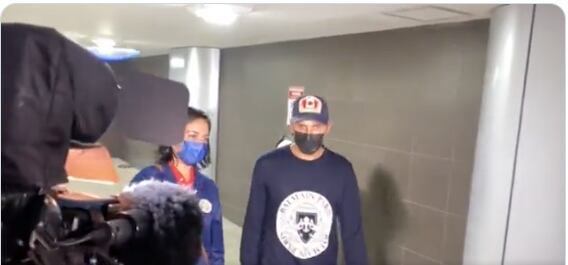 Keylor llegó el lunes por la noche al país. Captura de video.