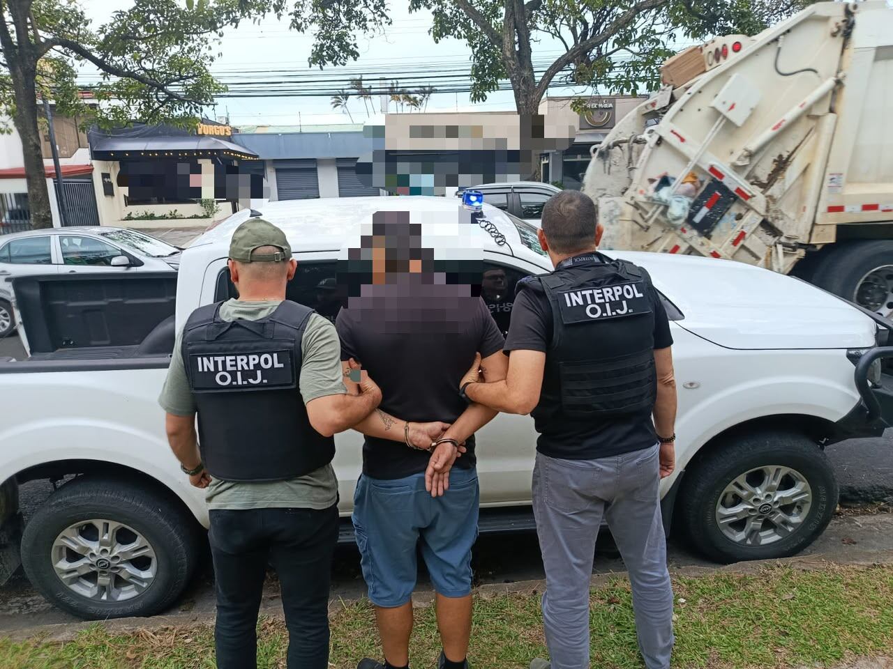 Un hombre de apellido Dunning de 46 años, era buscado por el FBI, él fue capturado por agentes del OIJ en Pavas, San José. Foto: OIJ