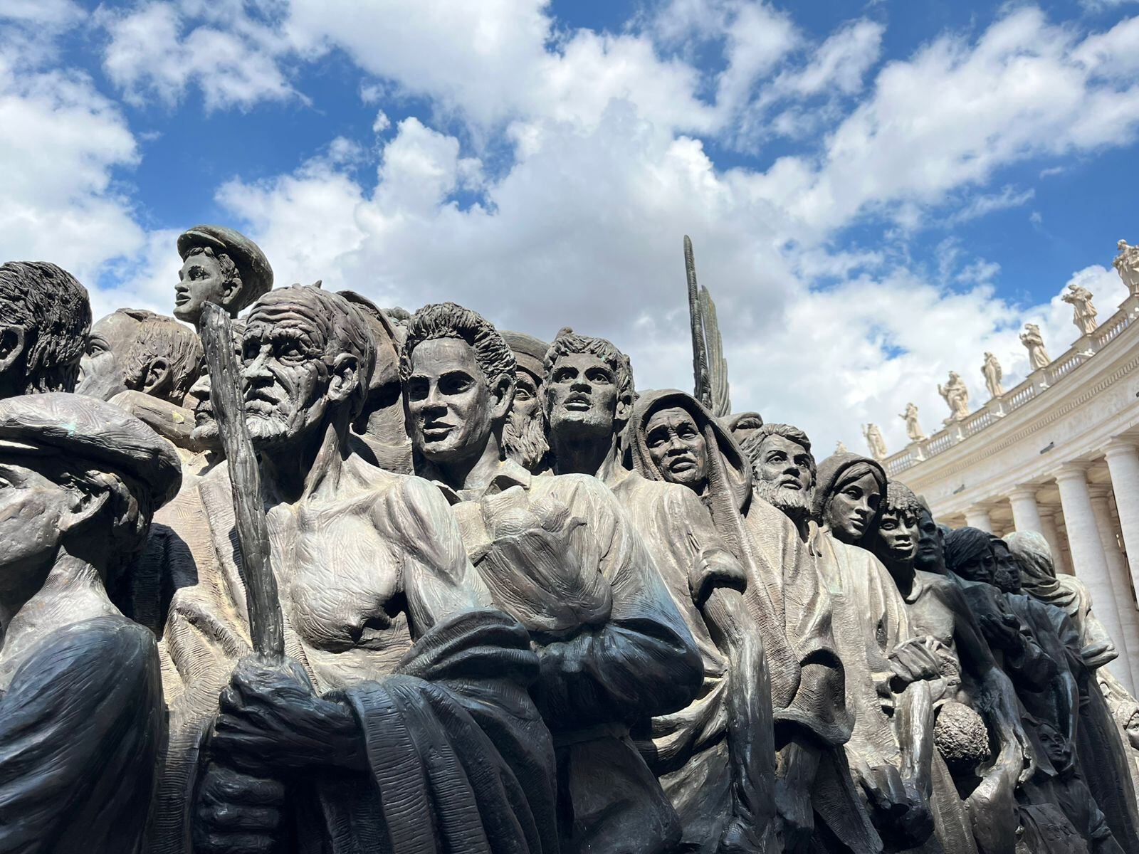 La escultura, la verdad, es bellísima.