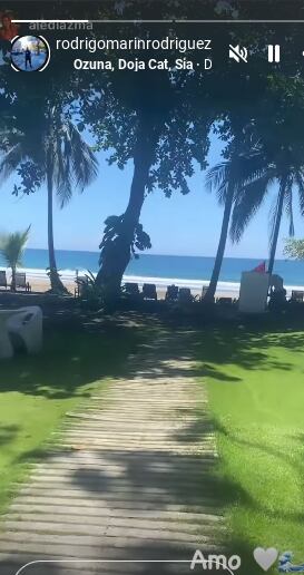 Esta es la historia que compartió la pareja con sus seguidores. Foto: Instagram