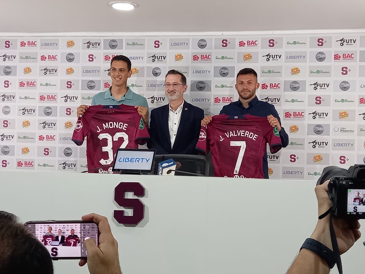 Saprissa, Juan Carlos Rojas, Justin Monge, Jefry Valverde