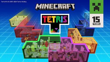Minecraft y Tetris se unieron en una colaboración como nunca antes vista