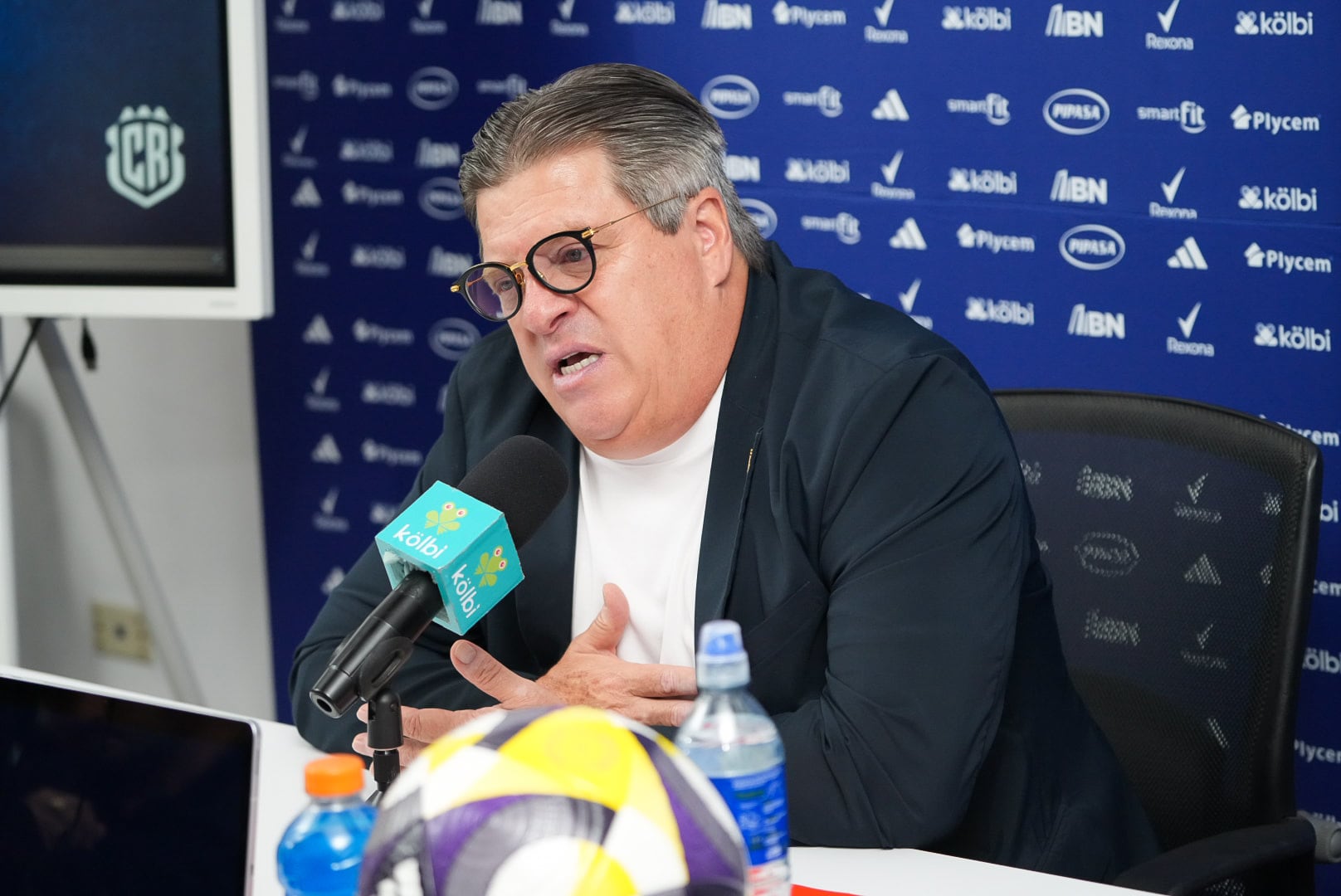 29/08/2025. Conferencia de prensa sobre seleccionados de la liga mayor de futbol con Piojo Herrera. Fotografía: Lilly Arce