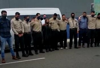 Despedida a agente del OIJ que falleció al caer al río Tiribí. Foto cortesía Grette Chaves.