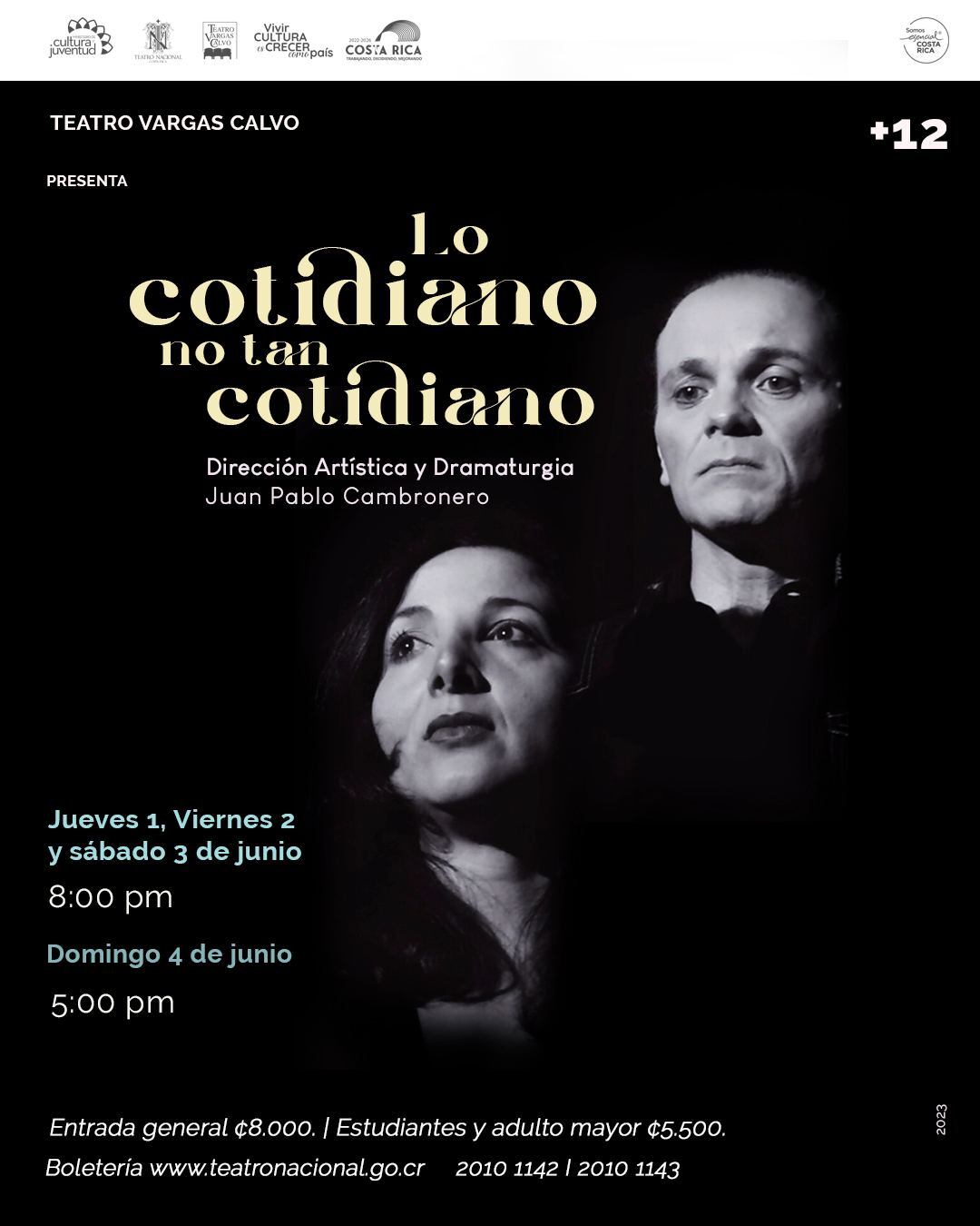 "Lo cotidiano no tan cotidiano" se presenta hasta el domingo en el teatro Vargas Calvo. Facebook.