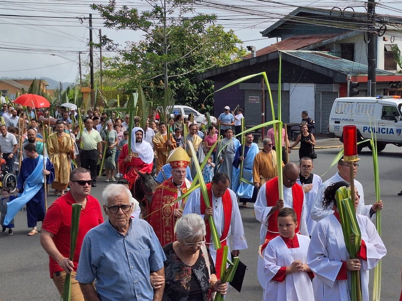 Semana Santa 2026, domingo de ramos 29 de marzo. En la foto, Ciudad Quesada.