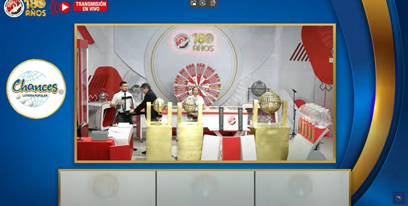 Tómbolas del sorteo de lotería popular chances