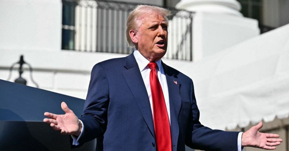 En la imagen Donald Trump, presidente de Estados Unidos