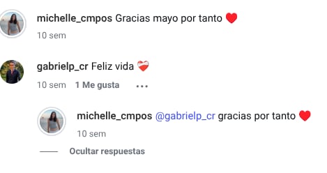 Michelle Campos y Gabriel Pacheco