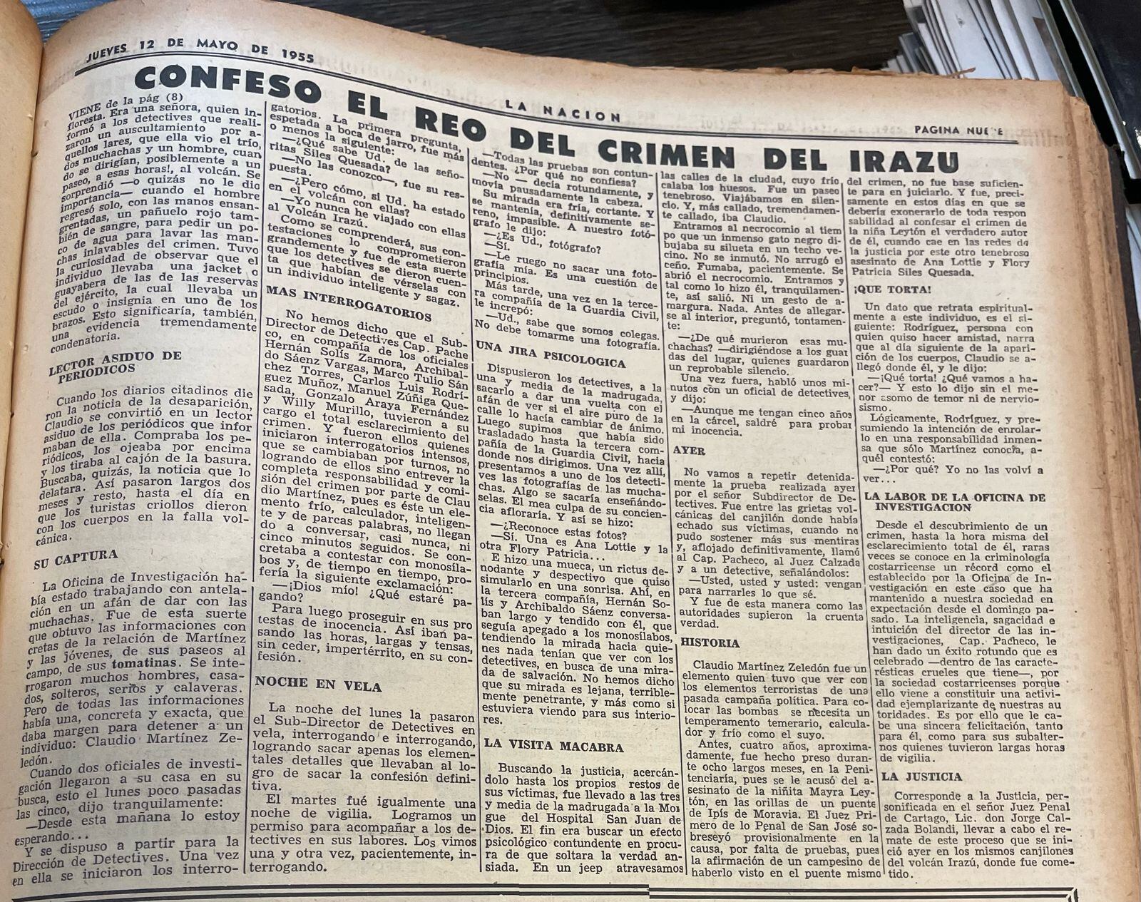 crimen de las hermanas Siles en el Irazú