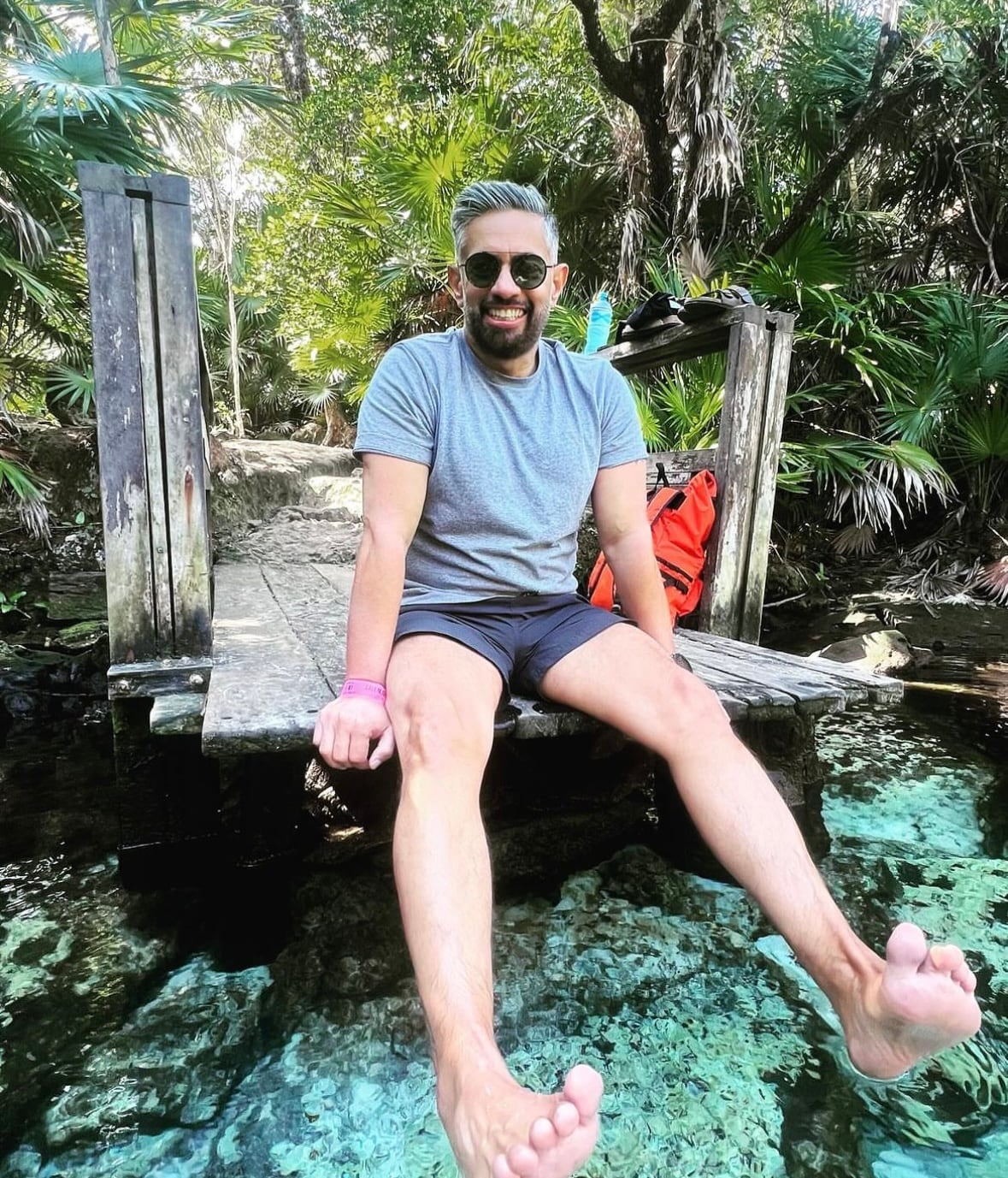 Randall Salazar y pareja