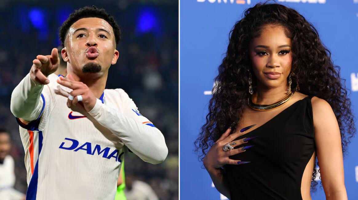 Un tatuaje confirmaría la relación que tiene el inglés Jadon Sancho con la cantante Saweetie. Instagram Saweetie.