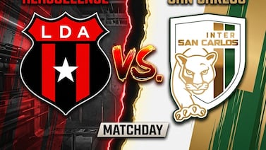 Alajuelense vs. Inter de San Carlos: ¿A qué hora y por cuál canal ver el partido?