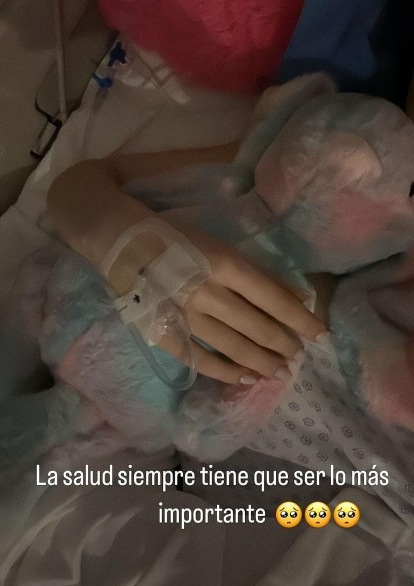 Belinda fue hospitalizada de emergencia