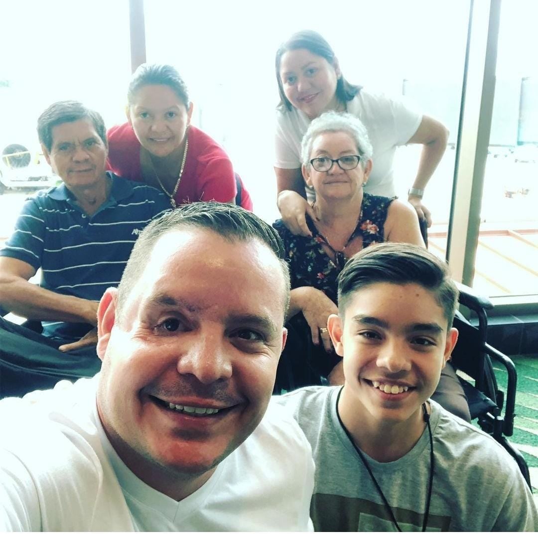 Gabriel Brenes Bermúdez, sobreviviente a choque en ruta 32. Foto cortesía.