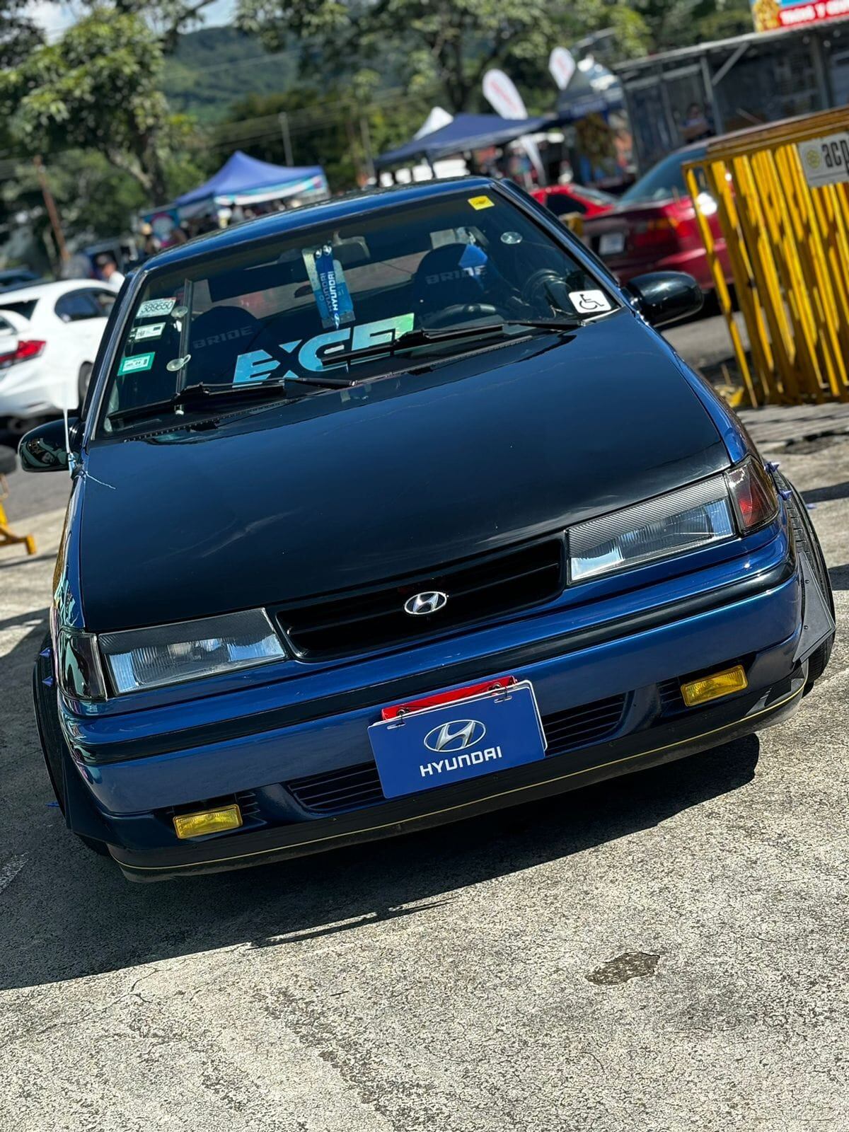 Luis Alejandro Jara es dueño de un Hyundai Excel 92. Foto: Cortesía