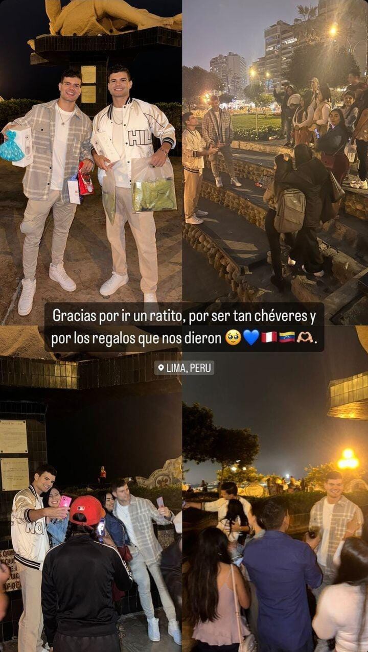 Gemelos Castillo tuvieron un bonito encuentro con sus fans