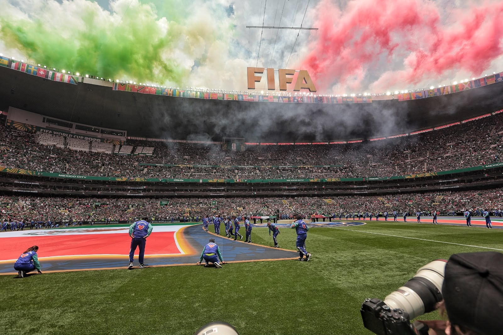 Inauguración de la Copa del Mundo de Norteamérica.