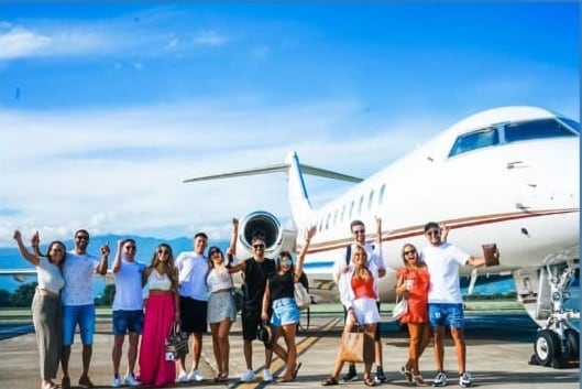 Keylor Navas de viaje en Cancún con sus amigos. Instagram.