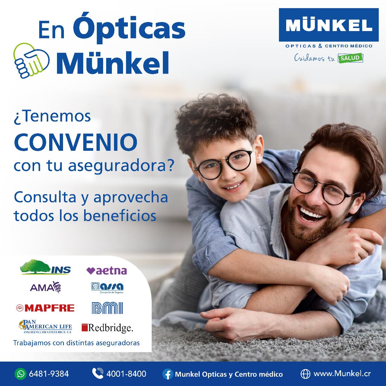 Hay 40 sucursales de Ópticas Münkel en el país