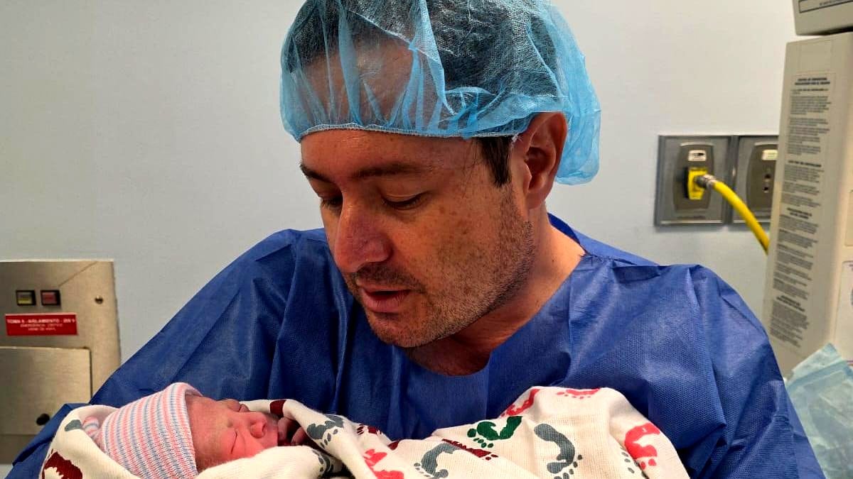 फॅबियन झंबाडो आणि त्याची लहान मुलगी लारा