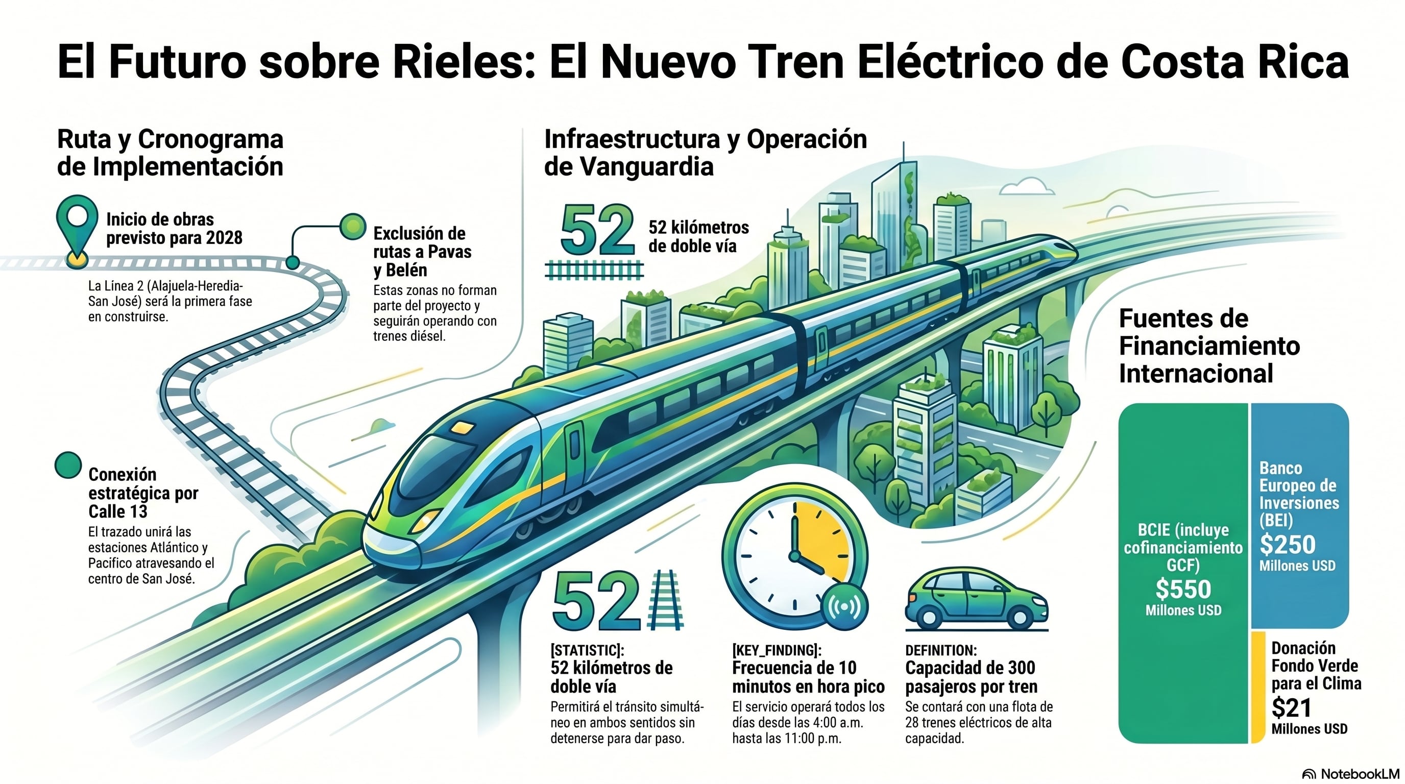 Infografía sobre el Tren Rápido de Pasajeros