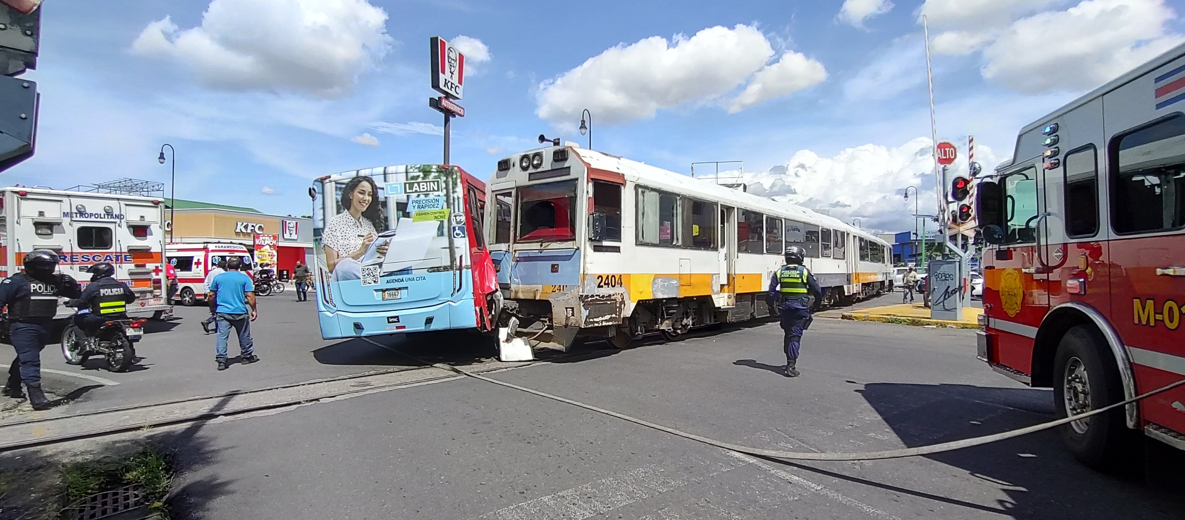 El choque ocurrió en Plaza González Víquez.