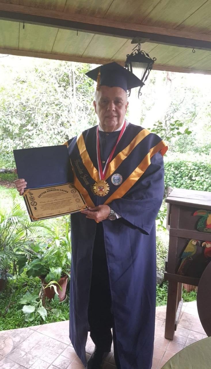 Wálter Hernández, candidato presidencial del Partido Justicia Social Costarricense